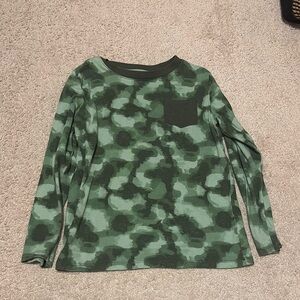 Epic Threads Green Camo Long Sleeve Tee
